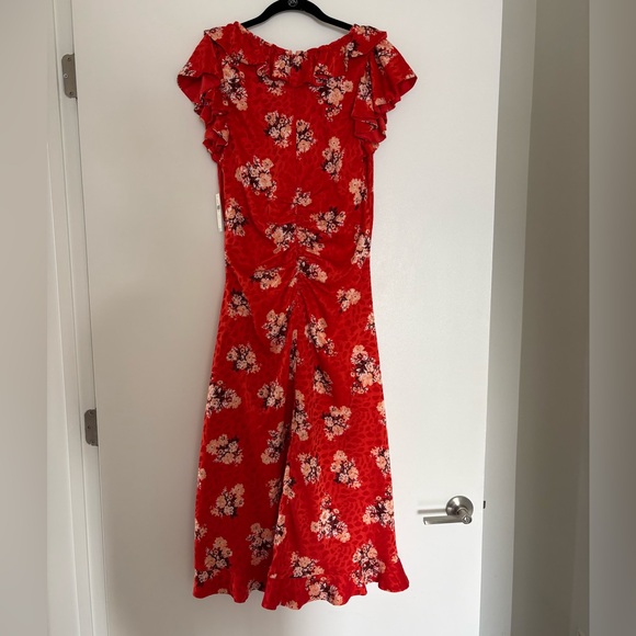 Floral Red Dress - Picture 2 of 12